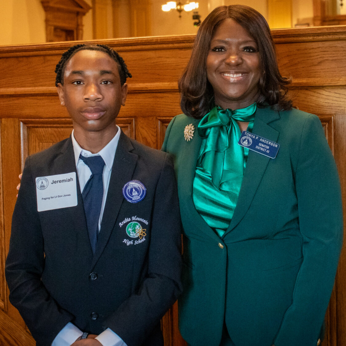 IMG_8570 A mentor standing with a mentee